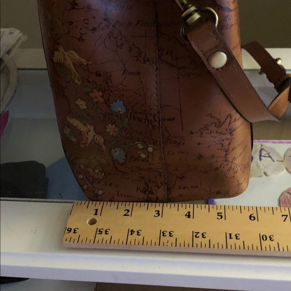 Patricia Nash Darby Floral Map medium satchel/tote - Picture 10 of 12